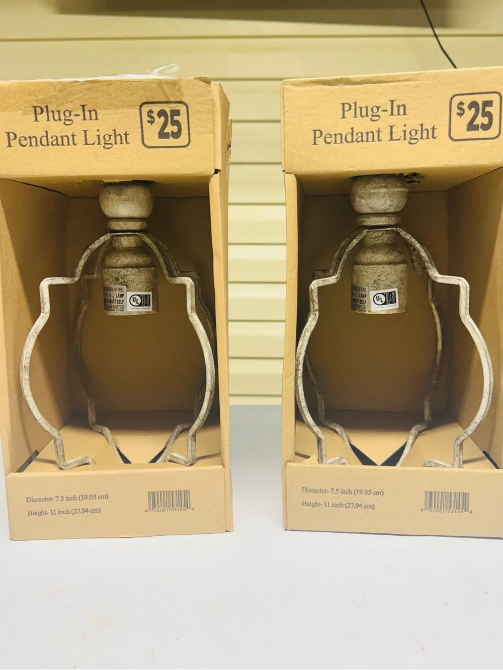 Plug-In Pendant Light